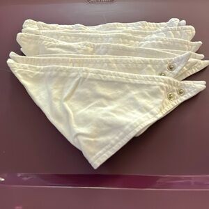 Premium White Bandana Bibs for Kids